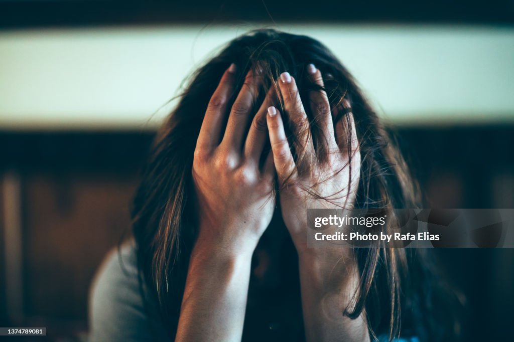 Desperate woman
