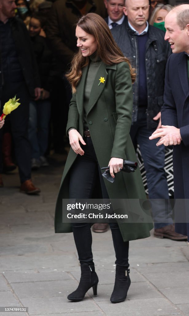 The Duke and Duchess of Cambridge Visit Wales