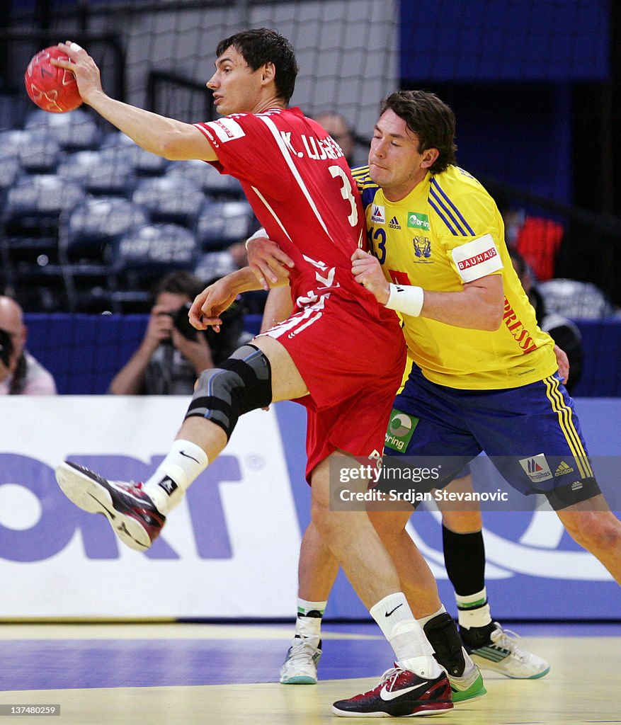 Poland v Sweden - Men's European Handball Championship 2012