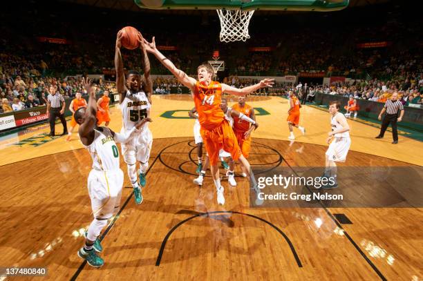 Baylor Pierre Jackson in action vs Oklahoma State Philip Jurick at Ferrell Center. Waco, TX 1/14/ 2012 CREDIT: Greg Nelson