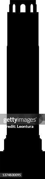 coit tower, san francisco - coit tower stock illustrations