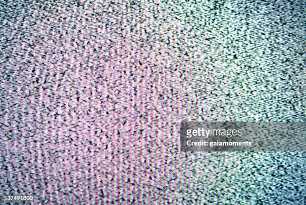 television static - white noise stock pictures, royalty-free photos & images