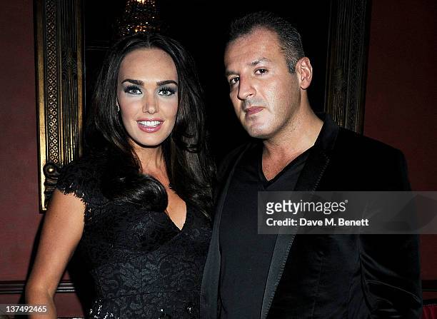 Tamara Ecclestone and Omar Omar Khyami attend Candy & Candy CEO Nick Candy's 39th birthday party in association with Ciroc Vodka at No 5 Cavendish...