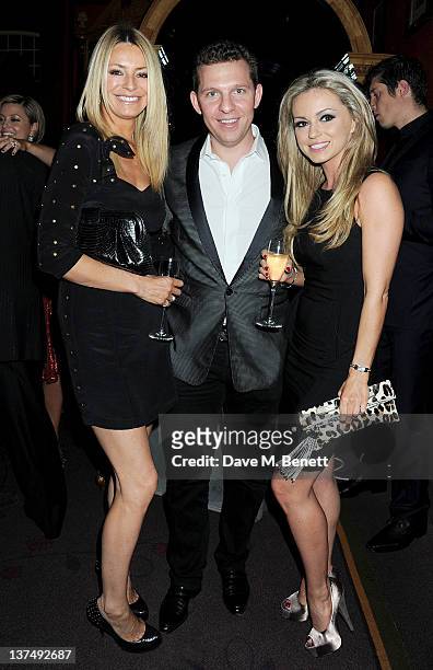 Tess Daly, Nick Candy and Ola Jordan attend Candy & Candy CEO Nick Candy's 39th birthday party in association with Ciroc Vodka at No 5 Cavendish...