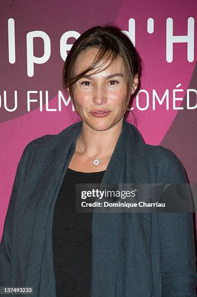 French Actress Vanessa Demouy attends the 15th L'Alpe D'Huez International Comedy Film Festival on January 21, 2012 in Alpe d'Huez, France.