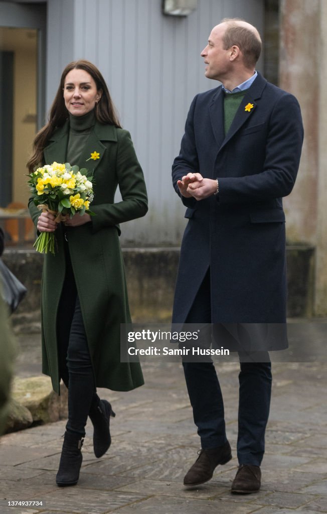The Duke and Duchess of Cambridge Visit Wales