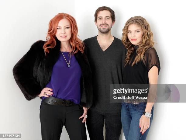 Actress Traci Lords, writer/director Richard Bates Jr. And actress AnnaLynne McCord pose for a portrait during the 2012 Sundance Film Festival at the...
