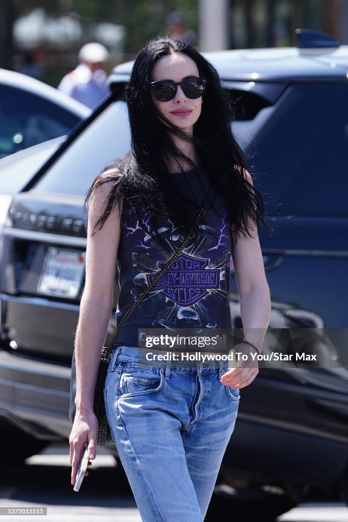 Krysten Ridders Krysten Ritter is seen on June 30, 2023 in Los Angeles, California ...