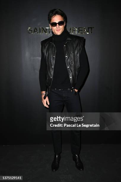 Jacob Elordi attends the Saint-Laurent Womenswear Fall/Winter 2022/2023 show as part of Paris Fashion Week on March 01, 2022 in Paris, France.