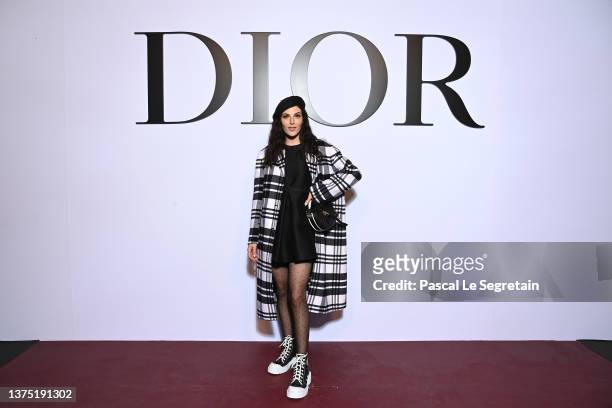 Razane Jammal attends the Dior Womenswear Fall/Winter 2022/2023 show as part of Paris Fashion Week on March 01, 2022 in Paris, France.