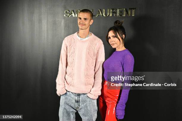 Carmen Kassovitz and Mathieu Kassovitz attend the Saint-Laurent News  Photo - Getty Images