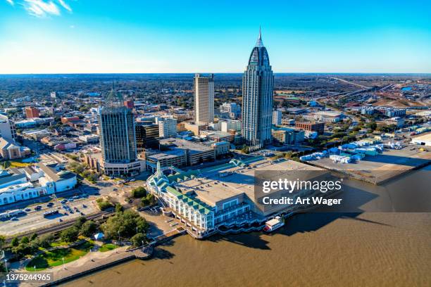 downtown mobile alabama - mobile alabama stock pictures, royalty-free photos & images