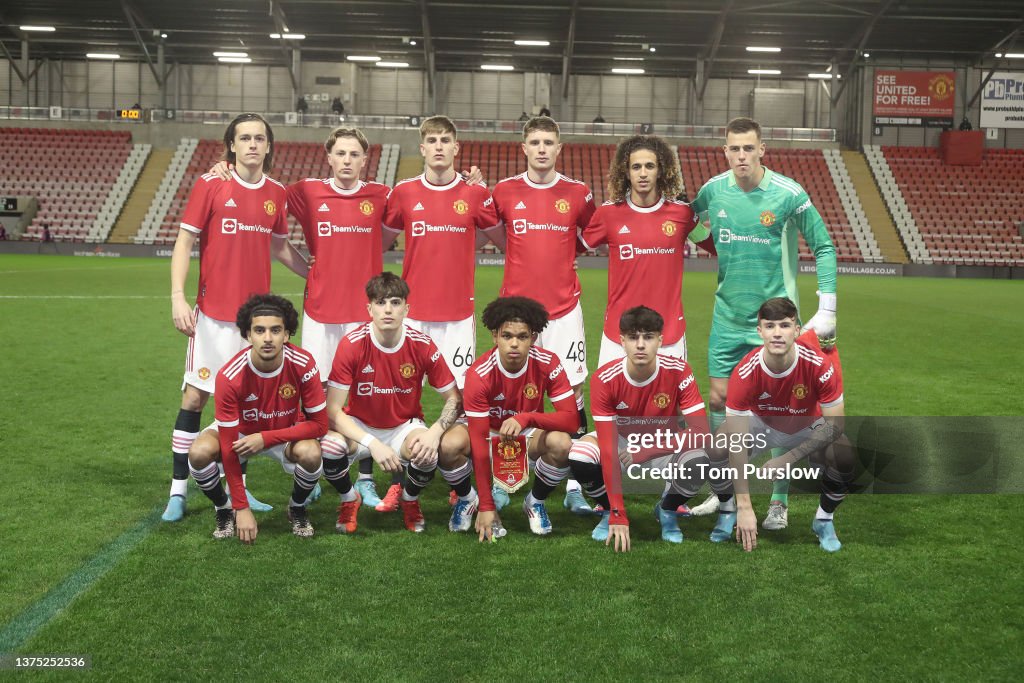 Manchester United v Borussia Dortmund: Round Of Sixteen - UEFA Youth League