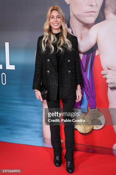 Maribel Nadal attends the 'Ona Carbonell: Empezar De Nuevo' premiere at Capitol Cinema on March 01, 2022 in Madrid, Spain.
