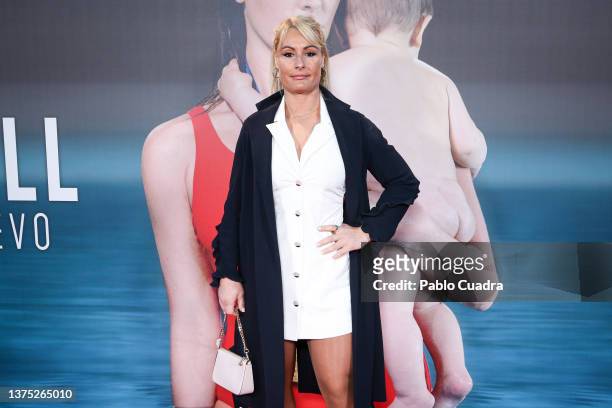 Lydia Valentn attends the 'Ona Carbonell: Empezar De Nuevo' premiere at Capitol Cinema on March 01, 2022 in Madrid, Spain.