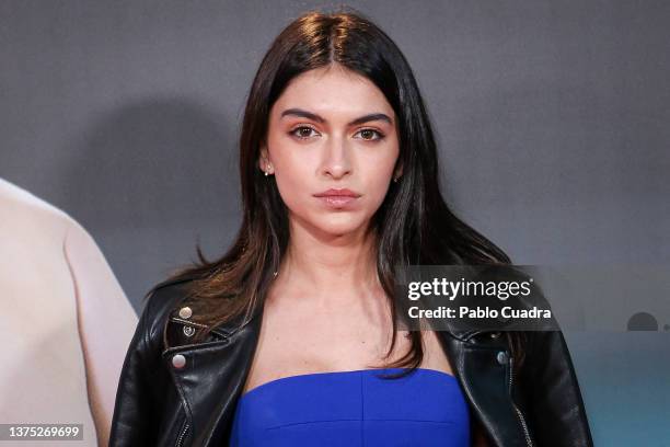 Lucia Romero Ezama attends the 'Ona Carbonell: Empezar De Nuevo' premiere at Capitol Cinema on March 01, 2022 in Madrid, Spain.