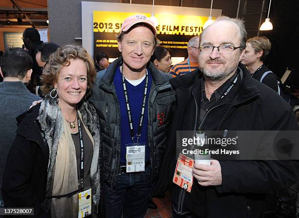 Sundance Institute Documentary Film Program Director Cara Mertes, filmmaker James Redford and film columnist Steve Pond attend the HP's Ro*Co Film...