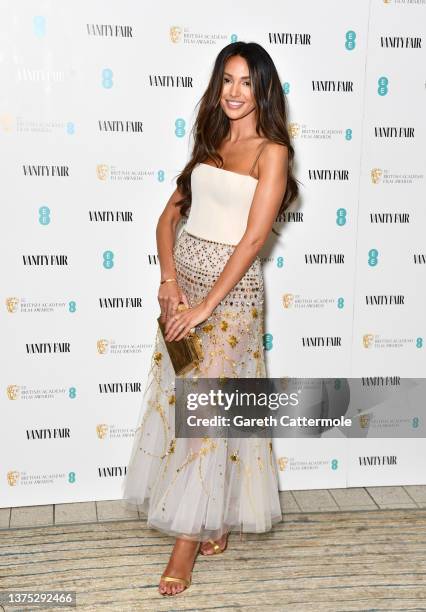 Michelle Keegan attends the Vanity Fair EE Rising Star Party at 180 The Strand on March 01, 2022 in London, England.
