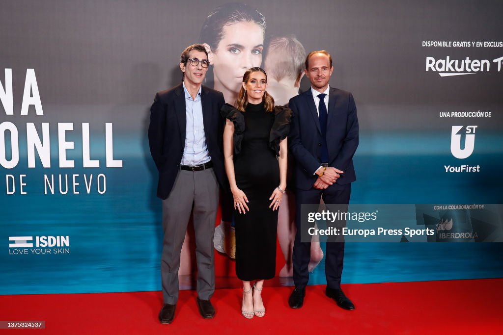 Premiere Of ‘Ona Carbonell: Empezar de nuevo’ In Madrid