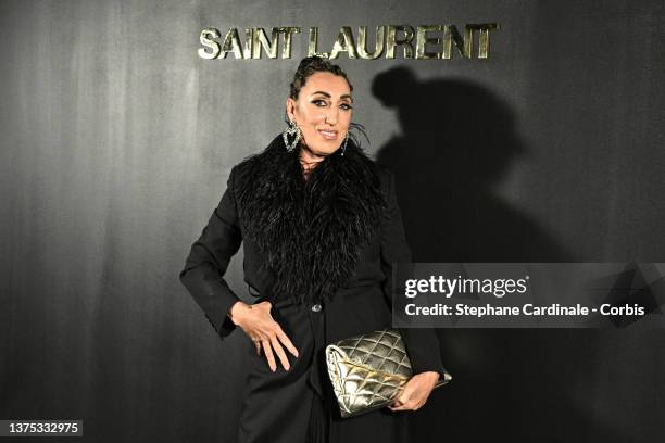 Carmen Kassovitz and Mathieu Kassovitz attend the Saint-Laurent News  Photo - Getty Images