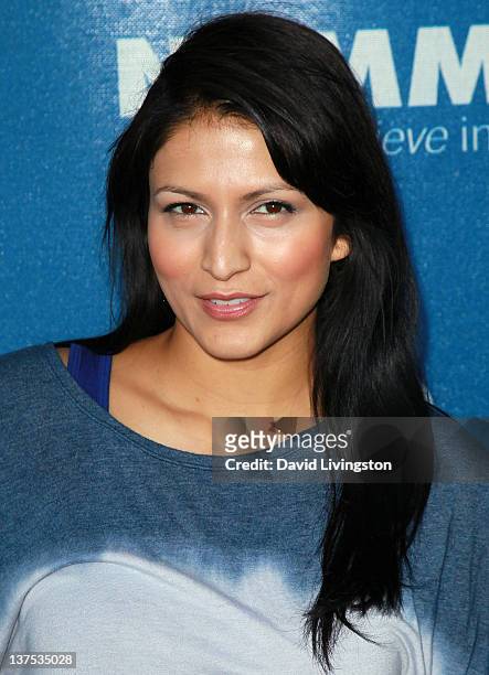 Actress/singer Tinsel Korey attends the 110th NAMM Show - Day 3 at the Anaheim Convention Center on January 21, 2012 in Anaheim, California.