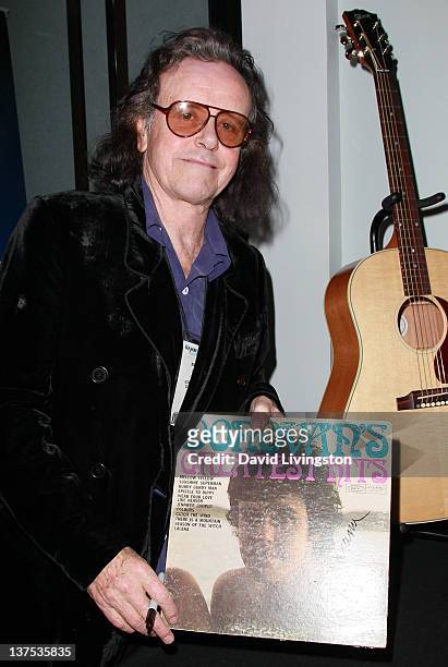 Recording artist Donovan attends the 110th NAMM Show - Day 3 at the Anaheim Convention Center on January 21, 2012 in Anaheim, California.