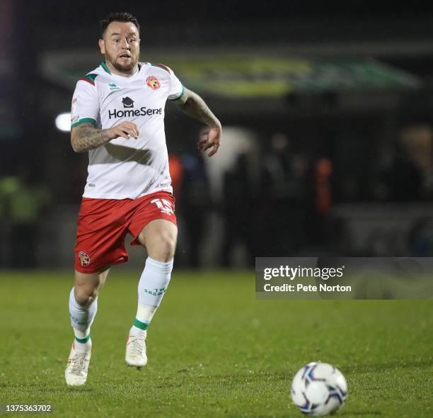Lee Tomlin of Walsall in action during the Sky Bet League Two match between Northampton Town and Walsall at Sixfields on March 01, 2022 in...