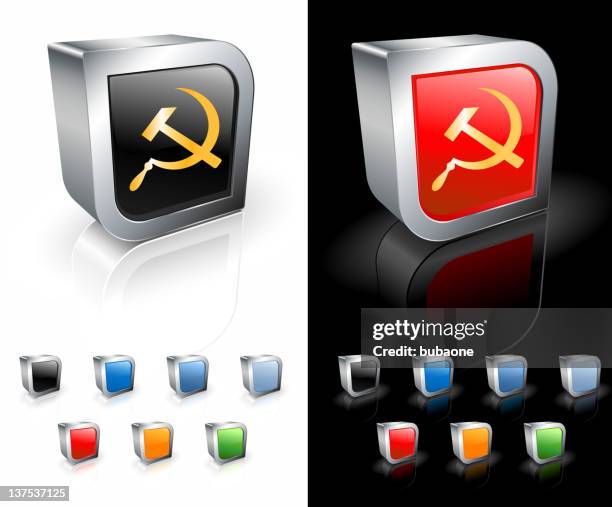 cccp square royalty free vector art - soviet union stock illustrations