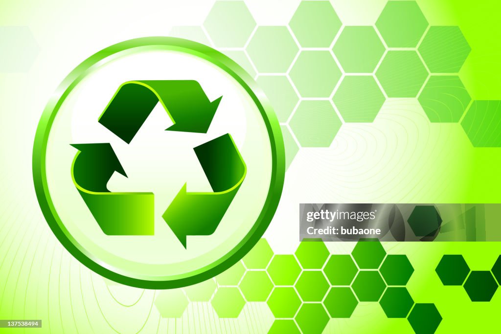 Recycling Hintergrund in grüner Natur und Umwelt