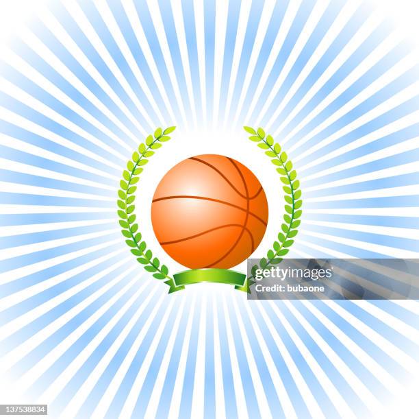 An Illustration Design Of A Basketball Award High-Res Vector Graphic