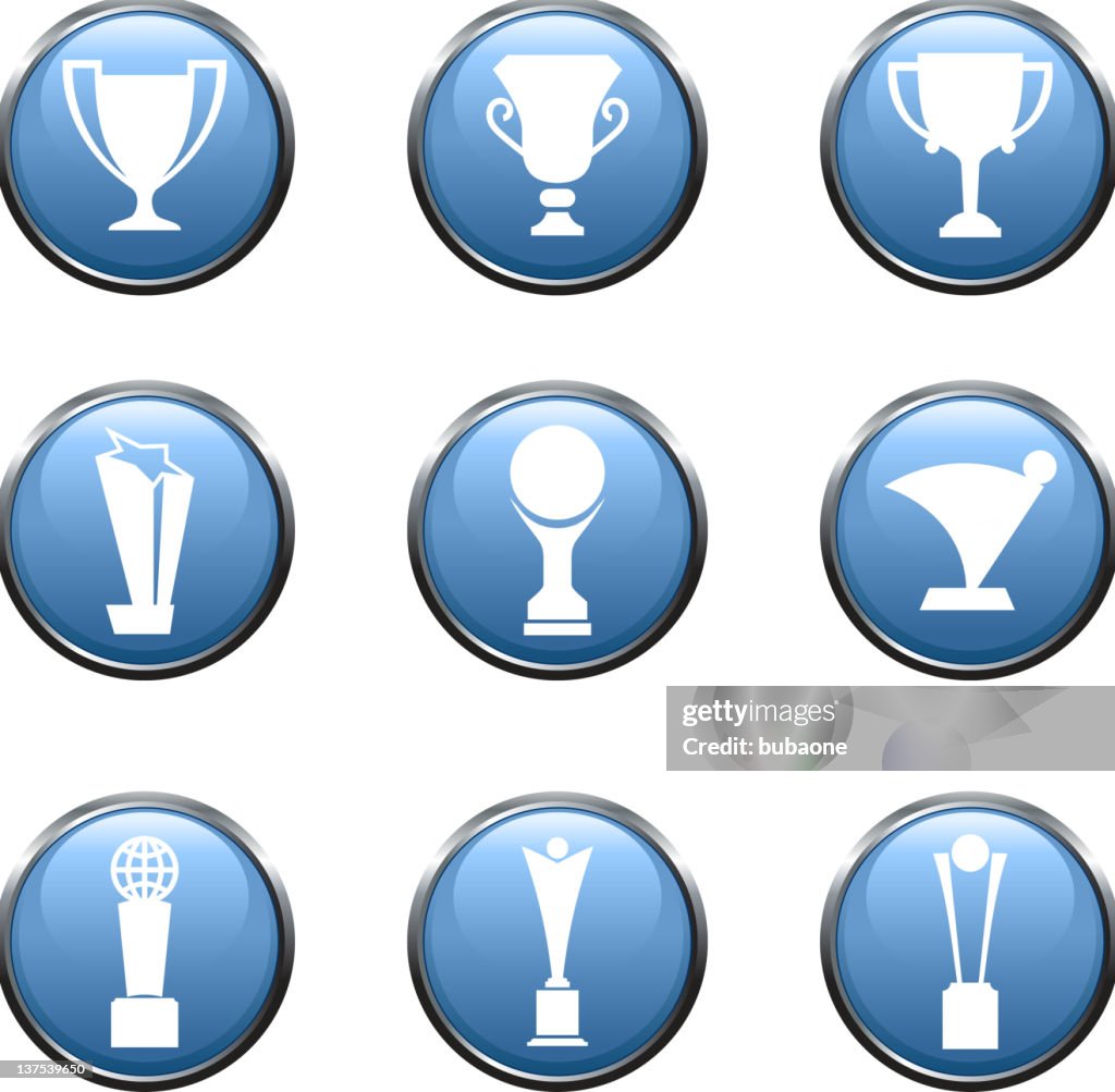 Nine Trophy athletics royalty free vector arts
