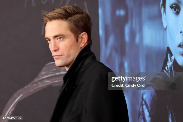 Robert Pattinson attends "The Batman" World Premiere on March 01, 2022 in New York City.