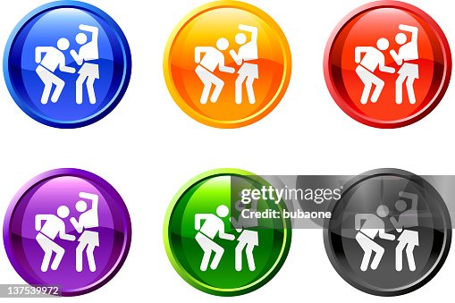 Dancing Button Royalty Free Vector Art High-Res Vector Graphic - Getty ...