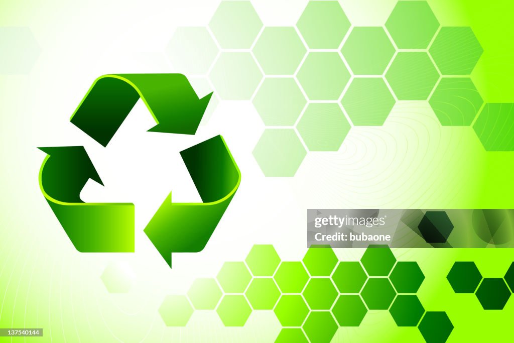Recycling Sign On Environmental Background High-Res Vector Graphic - Getty  Images