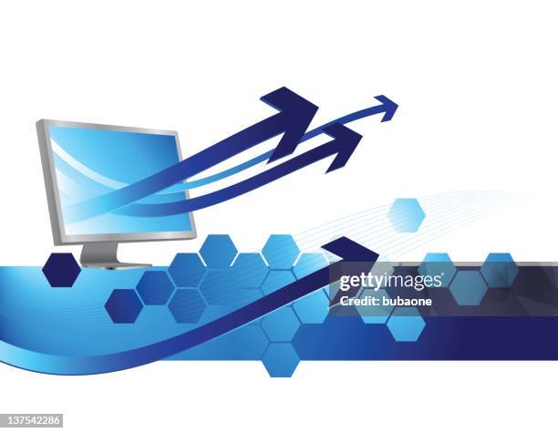 computer background - desk top angle stock illustrations
