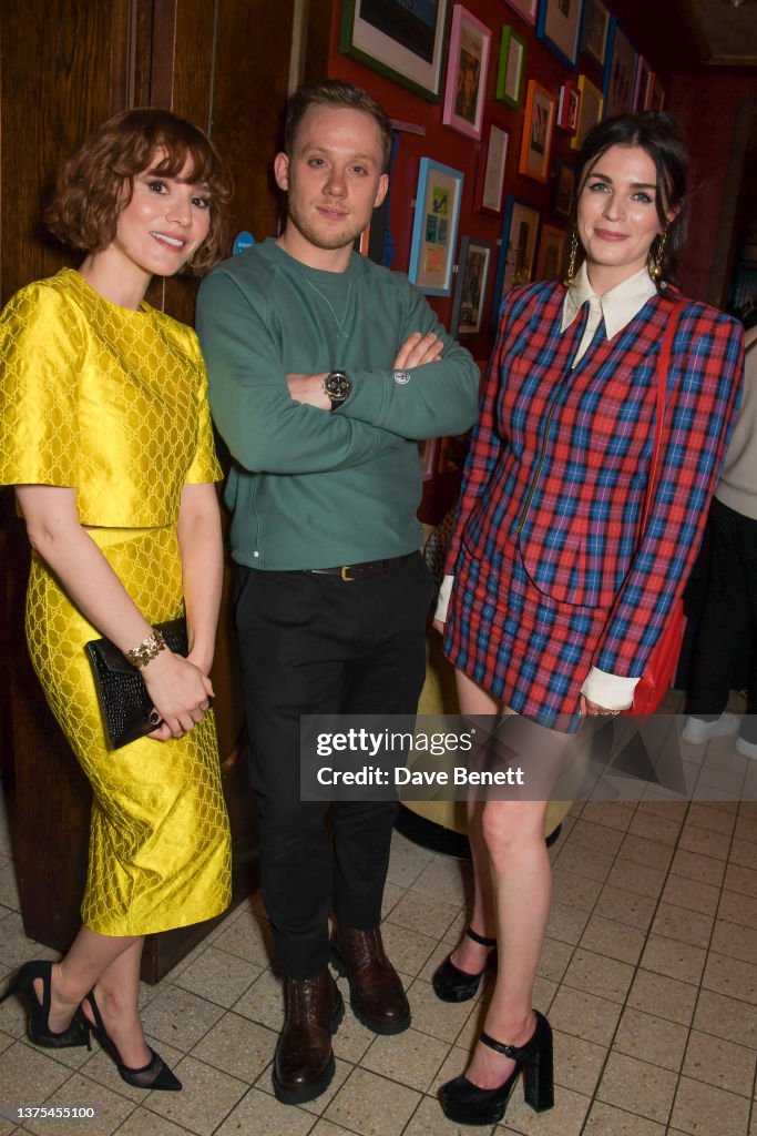 Charlie Murphy, Joe Cole and Aisling Bea at the Vanity Fair EE Rising