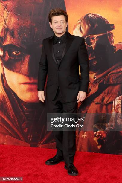 Andy Serkis attends "The Batman" World Premiere on March 01, 2022 in New York City.
