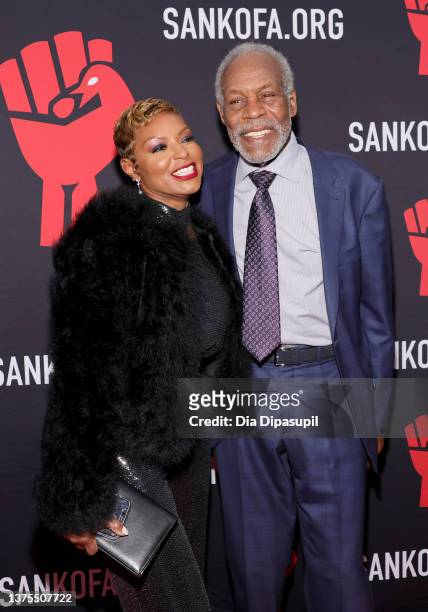 Danny Glover attends the celebration of Harry Belafonte's 95th Birthday with Social Justice Benefit at The Town Hall on March 01, 2022 in New York...
