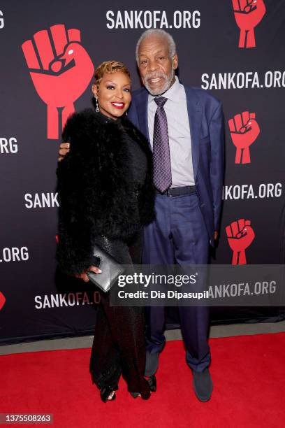 Danny Glover attends the celebration of Harry Belafonte's 95th Birthday with Social Justice Benefit at The Town Hall on March 01, 2022 in New York...