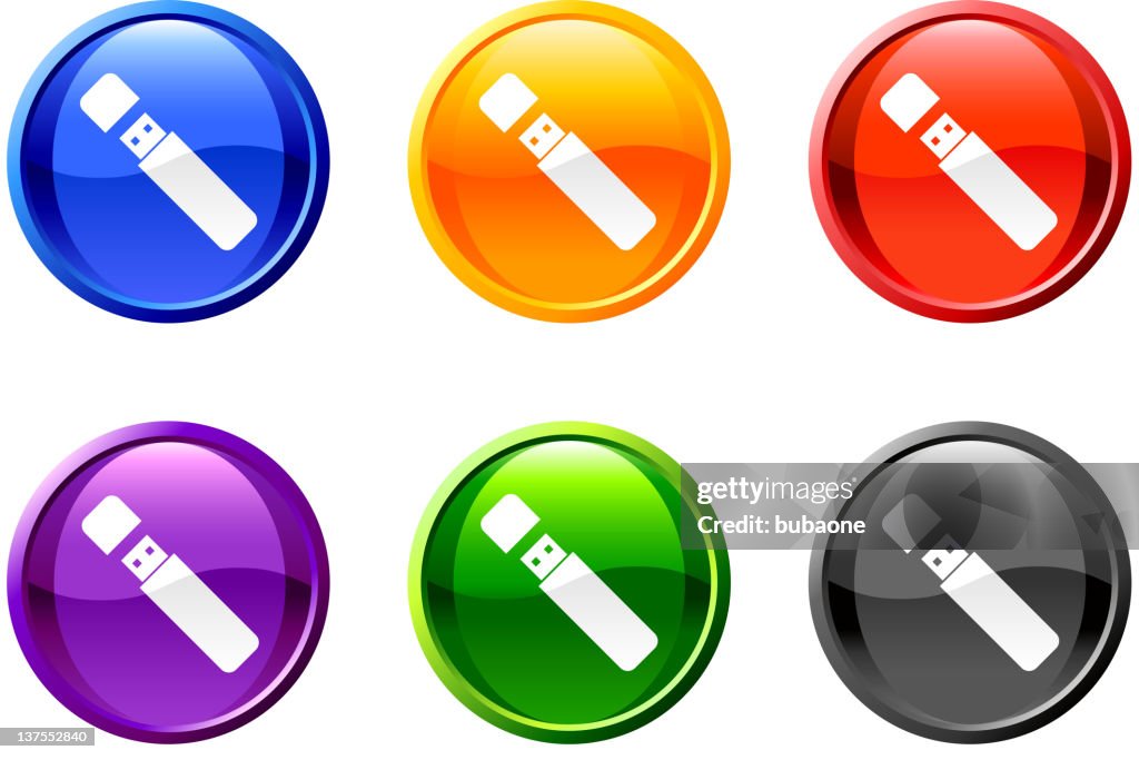 Memory stick royalty free vector art