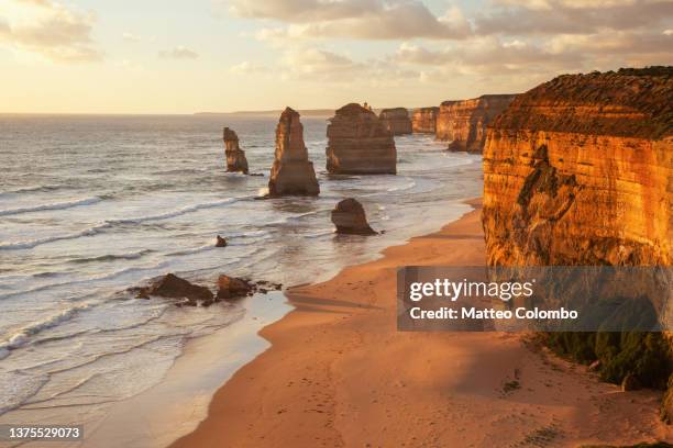 twelve apostles, great ocean road, australia - australian summer stock pictures, royalty-free photos & images