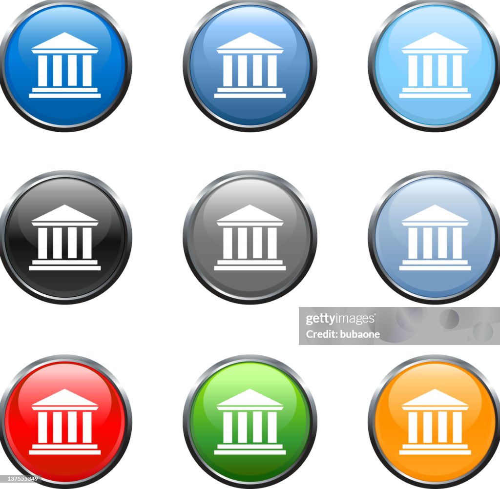 Bank court house royalty free vector art royalty free vector