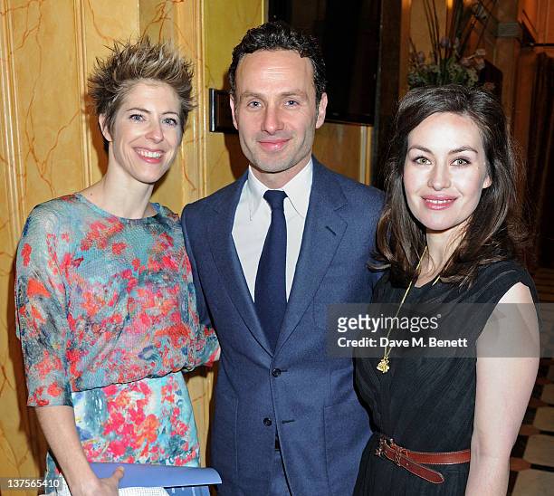Actor Andrew Lincoln attends a post-show reception following the gala performance of "The Two Worlds Of Charlie F" hosted by Masterclass and The...