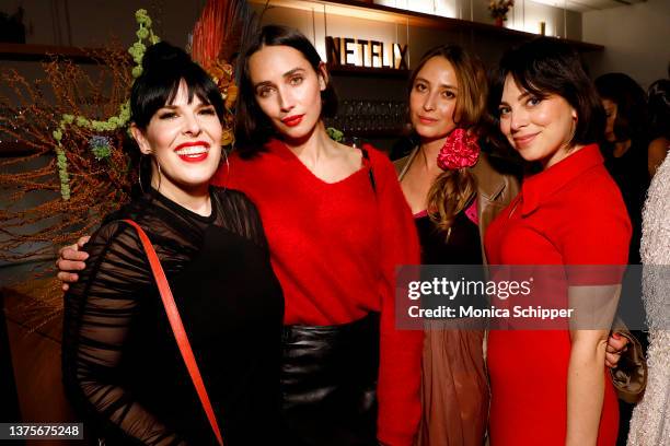 Alexis Martin Woodall, Rebecca Dayan, Fabianne Therese Gstöttenmayr, and Krysta Rodriguez attend Netflix's The Andy Warhol Diaries Special Screening...