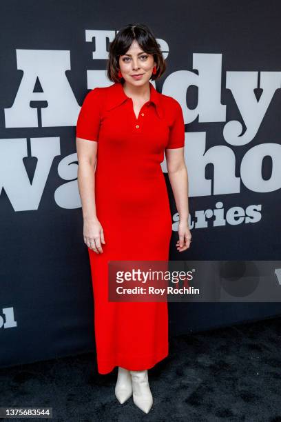 Krysta Rodriguez attends "The Andy Warhol Diaries" New York special screening at The Whitney Museum of American Art on March 01, 2022 in New York...