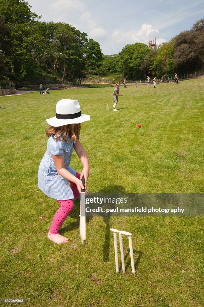 Cricket in park