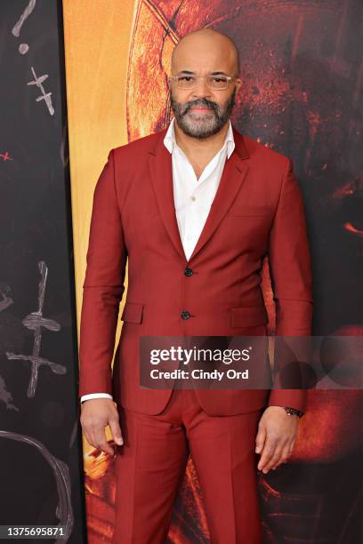 Jeffrey Wright attends "The Batman" World Premiere on March 01, 2022 in New York City.