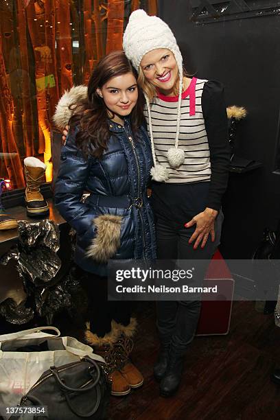 Actresses Ariel Winter and Arden Myrin attend SOREL at VEVO PowerStation & SOREL Suite Featuring The Fresh Lounge Presented by Continuum...