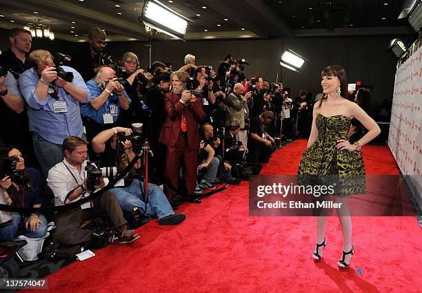 Adult film actress Dana DeArmond arrives at the 29th annual Adult Video News Awards Show at the Hard Rock Hotel & Casino January 21, 2012 in Las...