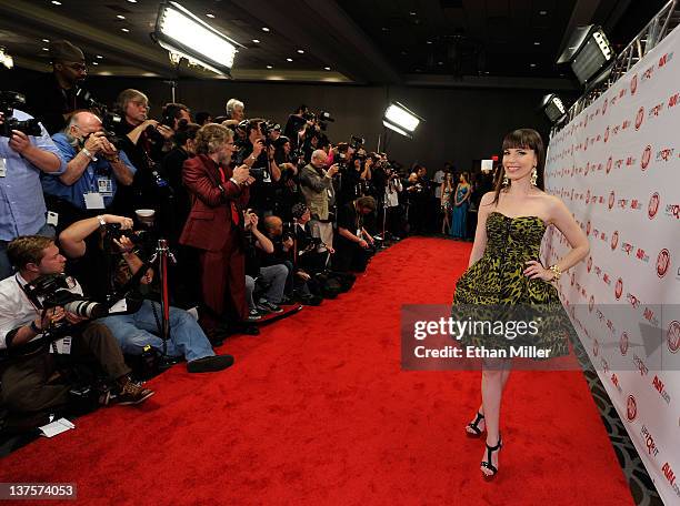 Adult film actress Dana DeArmond arrives at the 29th annual Adult Video News Awards Show at the Hard Rock Hotel & Casino January 21, 2012 in Las...